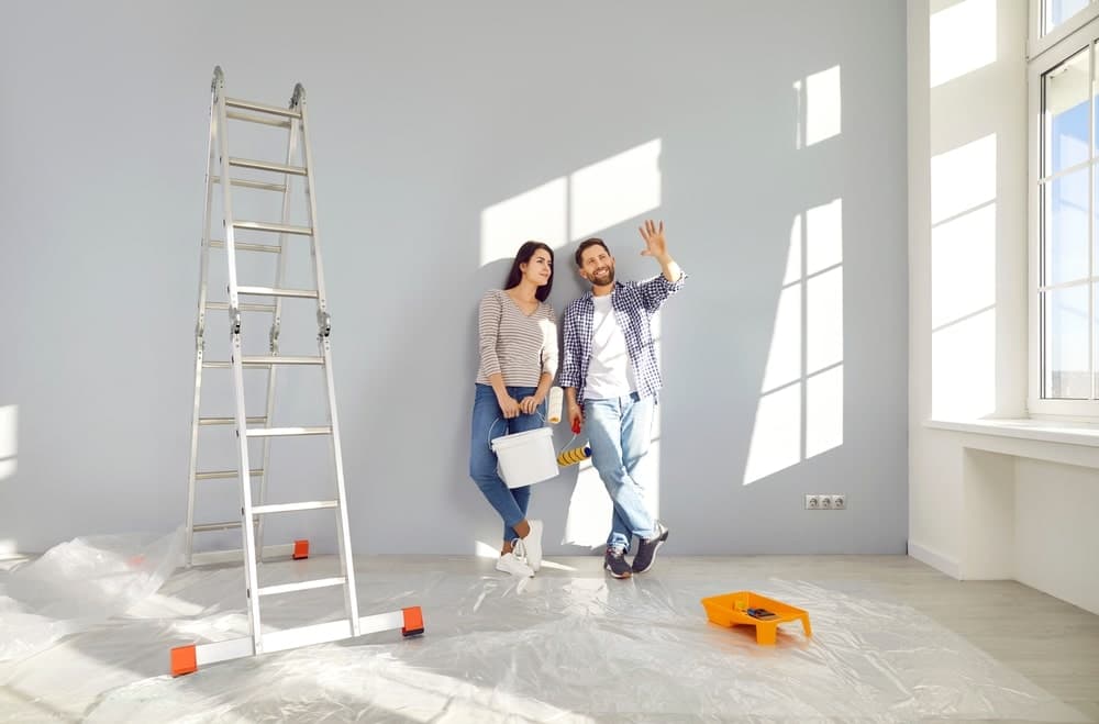 Rénovation complète peinture logement par artisan peintre