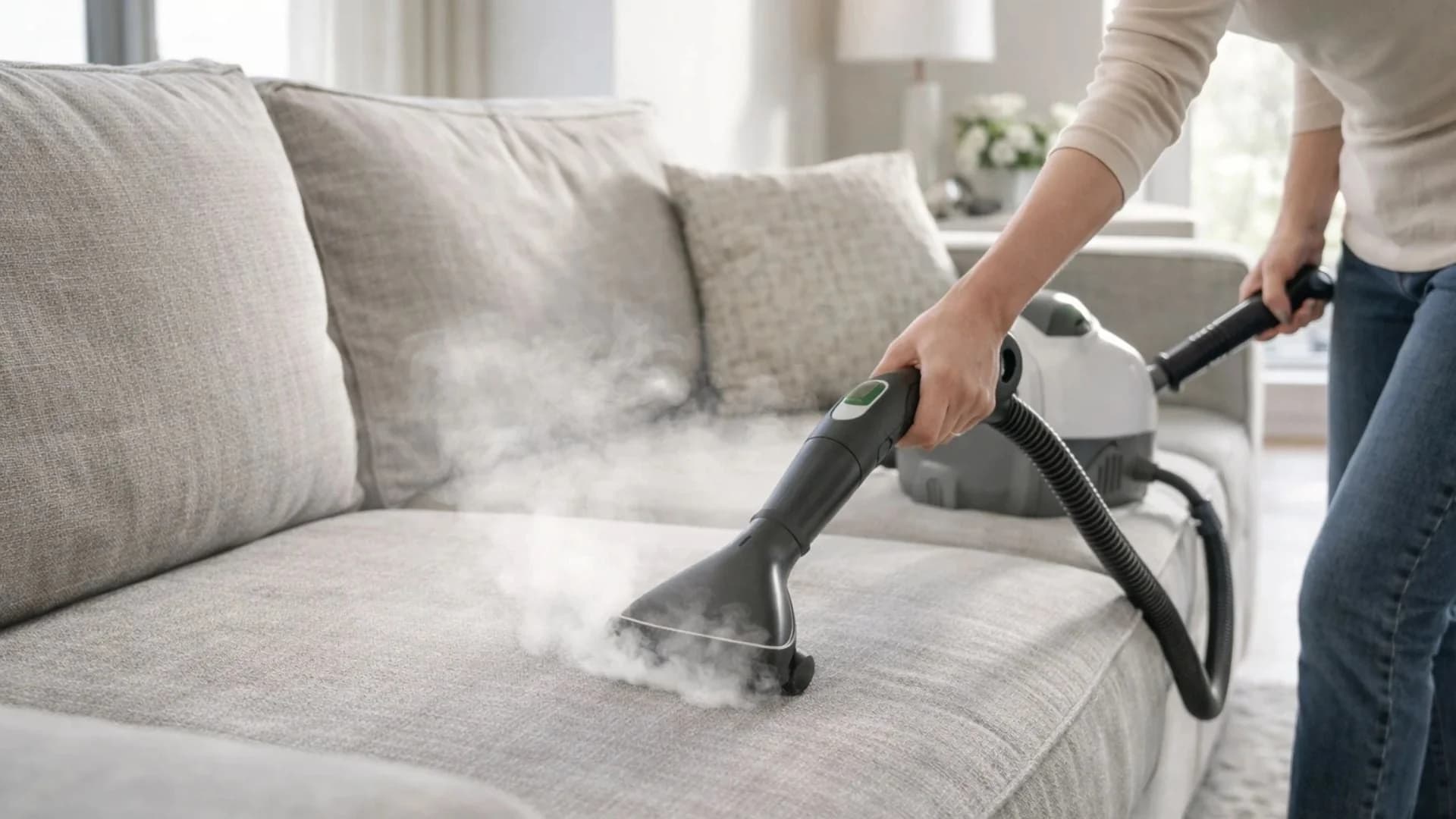 Nettoyage de canapé par injection-extraction à domicile à Velaux