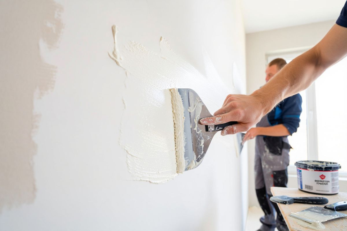 Application d'enduits