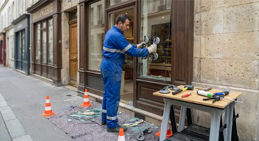 Service de vitrerie à Grenoble et partout en Isère (38) - remplacement et réparation de vitres