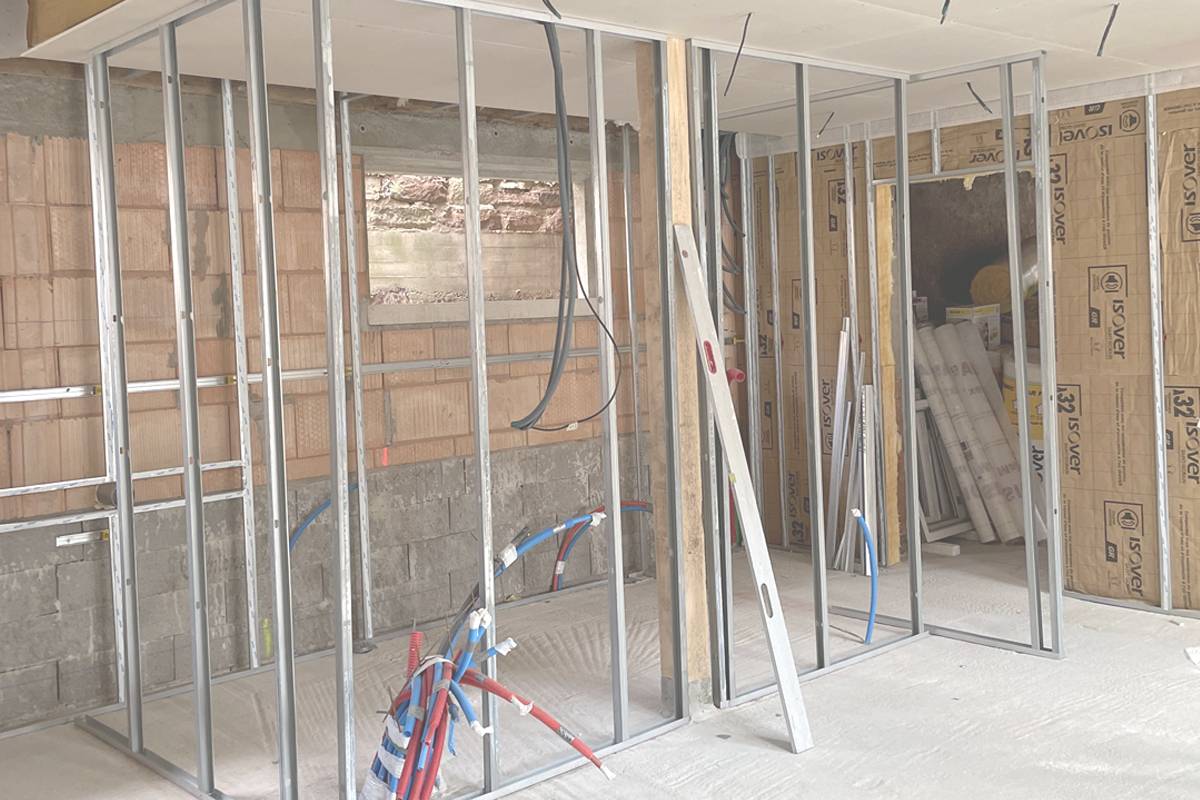 Création de cloisons