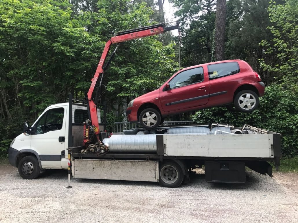 Enlèvement d'épave voiture