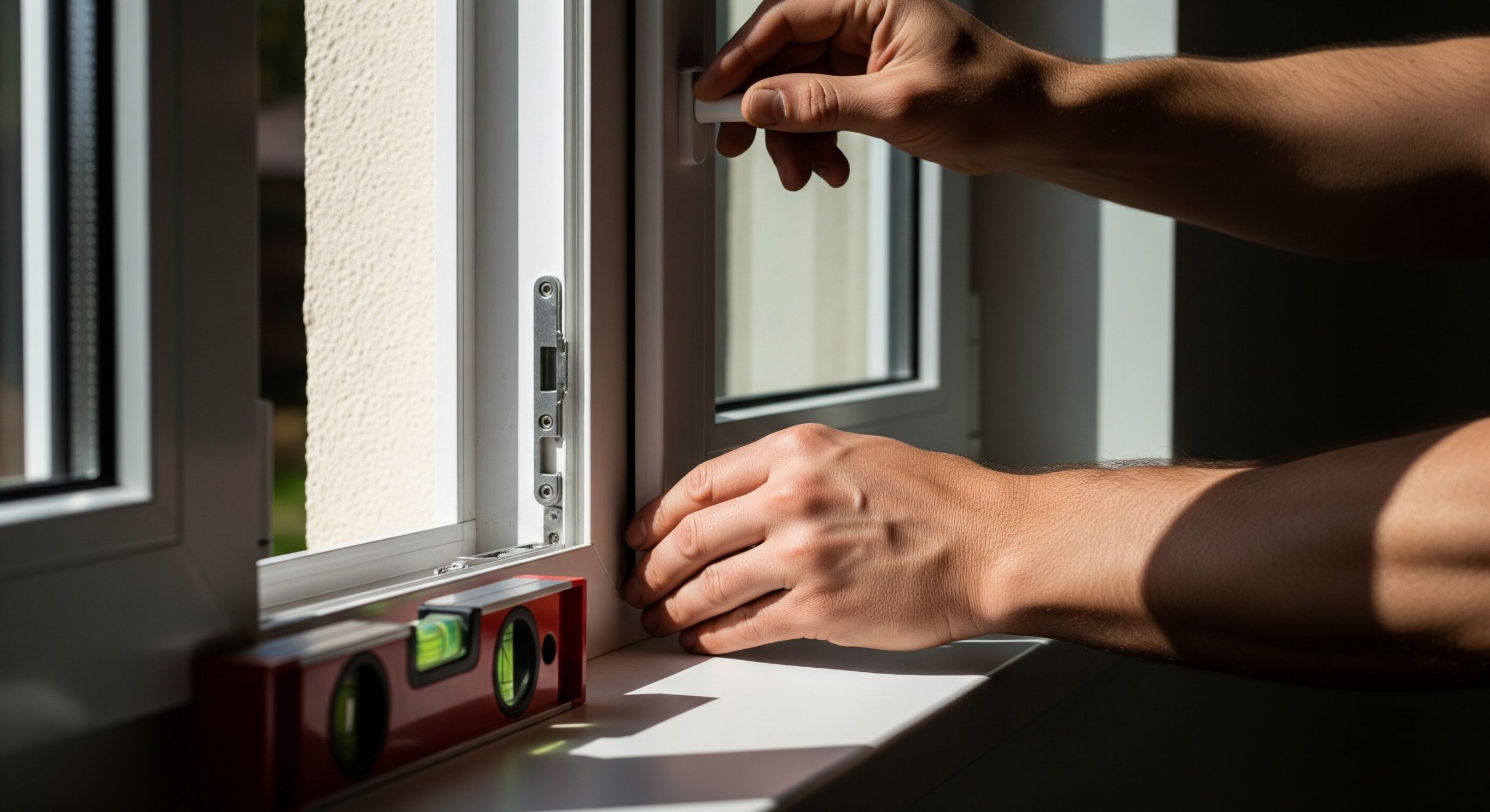 Menuisier professionnel en intervention