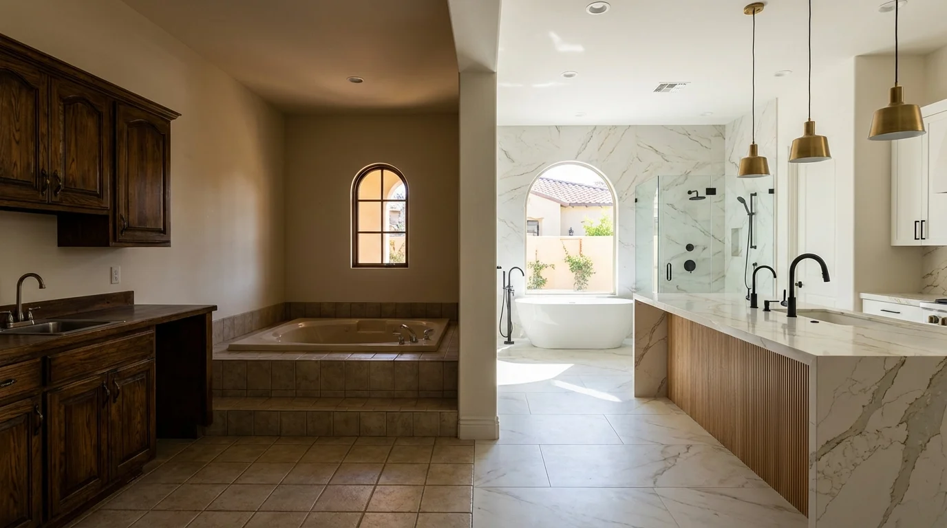 Rénovation salle de bain et cuisine professionnelle