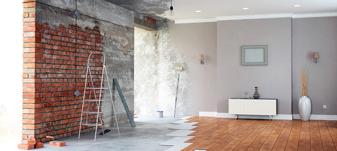 Rénovation intérieure complète murs sols plafonds